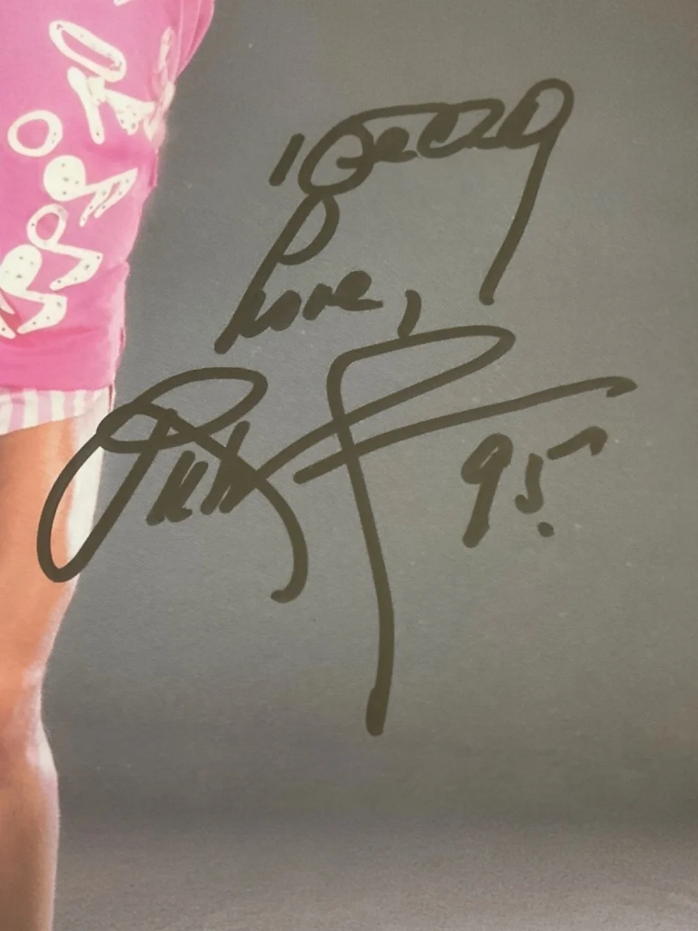 Richard Simmons Autographed 5x7 Photo in Decorative Metal Frame | Signed 1995